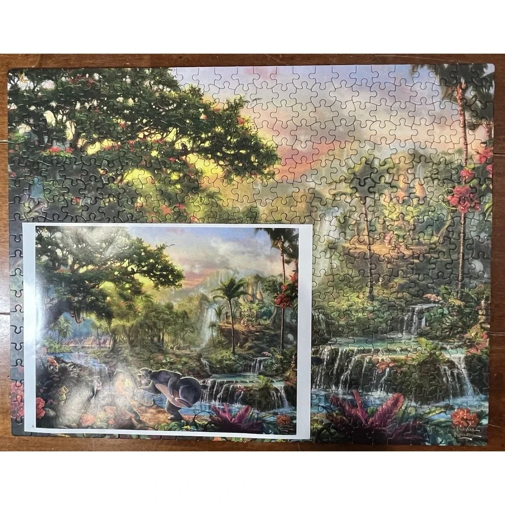 Thomas Kinkade Painter Disney The Jungle Book Jigsaw Puzzle 500 Piece‎